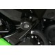 Tampons de protection R&G RACING Aero noir Kawasaki ZX10R