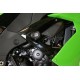 Tampons de protection R&G RACING Aero noir Kawasaki ZX10R