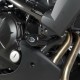 Tampons de protection R&G RACING Aero noir Kawasaki Versys 650 10-14