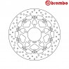 Disque de frein BREMBO Oro flottant - 78B40840