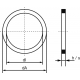 Joint de vidange alu 29x24x2 - Type Ducati