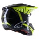 Casque Alpinestars S-M5 Black/ Anthracite / yellow fluo