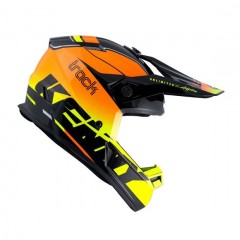 Casque Kenny Track Graphic Néon orange