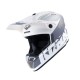 Casque Kenny Track Graphic blanc silver