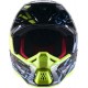 Casque cross Alpinestars S-M5 action noir/ bleu et jaune