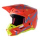 Casque cross Alpinestars S-M5 action orange fluo