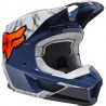 Casque Fox V1 Karrera Bleu