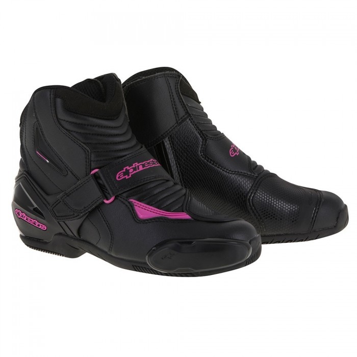 Alpinestars SMX-1 R Stella Chaussures de Moto en Microfibre pour Femme
