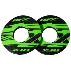 Paire de donuts de poignée vert RFX sport