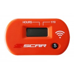 Compteur d'heures SCAR sans-fil avec Velcro orange