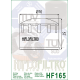 Filtre à huile HF165 - HIFLOFILTRO