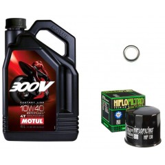 Pack Vidange Suzuki Bugman 650 - Motul 300V