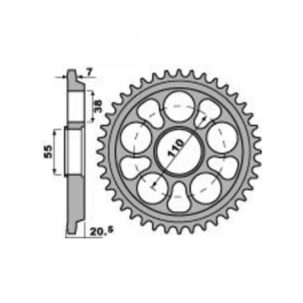 CHAINE MOTO 530 110 MAILLONS DID RENFORCEE SANS JOINTS THORIQUES