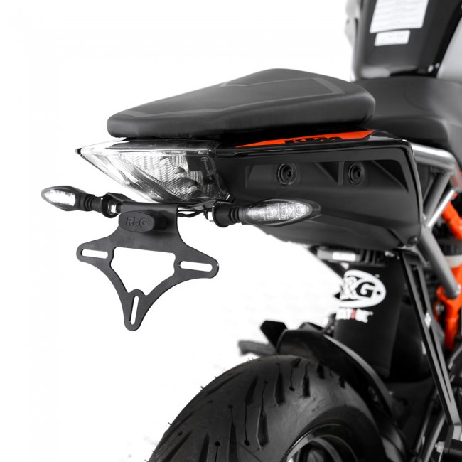 Support De Plaque D'immatriculation RG RACING Pour KTM 690 Duke / Duke R (2012-2018) - Noir - Montage Simple Sans Modification - 4