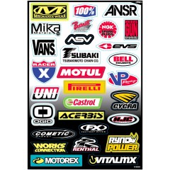 Stickers Sponsor MOTUL VP ACERBIS