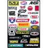 Stickers Sponsor MOTUL VP ACERBIS
