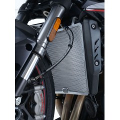 Protection de radiateur noire R&G aluminium Triumph