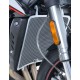 Protection de radiateur noire R&G aluminium Triumph