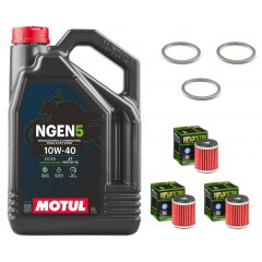 Pack 3 Vidanges Yamaha YZ250F - MOTUL NGEN 5