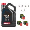 Pack 3 Vidanges Yamaha WR450F - MOTUL NGEN 7