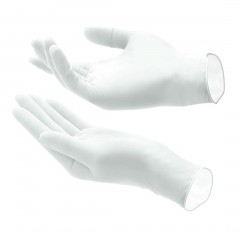 10 Gants de protection TWIN AIR Nitrile Blanc
