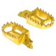 Repose-pieds RFX Pro Serie pour Suzuki RMZ250/450 Jaune