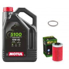 Pack Vidange KTM Duke 200 - Motul 5100