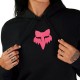 Sweat Femme Fox Head Pullover Noir et Rose