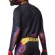 MAILLOT JERSEY FOX NOIR/ VIOLET ET ORANGE