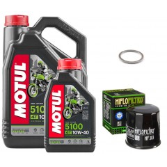 Pack Vidange Kawasaki VN1700 - Motul 5100