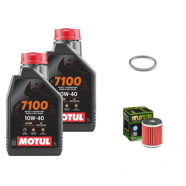 Pack Vidange Yamaha YFZ450 / YFZ450R - MOTUL 7100