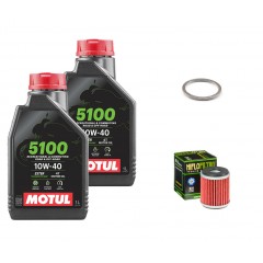 Pack Vidange Yamaha YFZ450 / YFZ450R - MOTUL 5100
