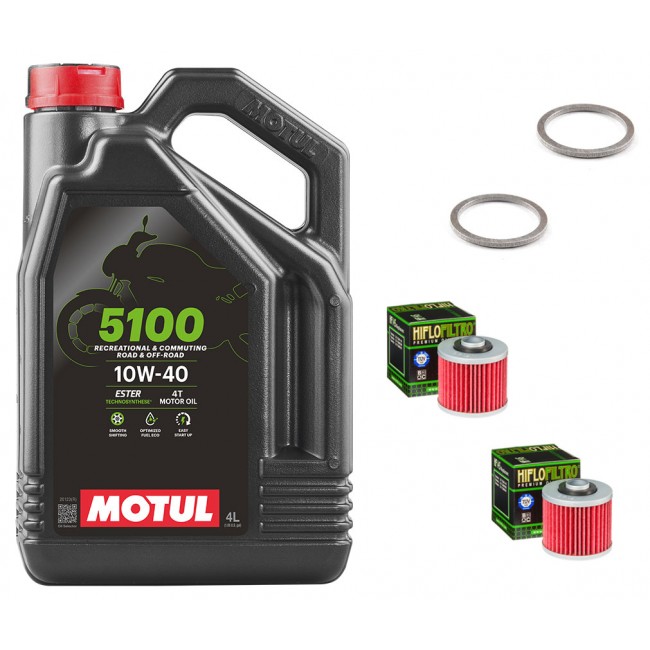 Pack Vidange Yamaha YFZ 700 Raptor - Motul 5100