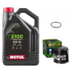Pack Vidange Honda XL 1000 VARADERO 2003 à 2011 - Motul 5100