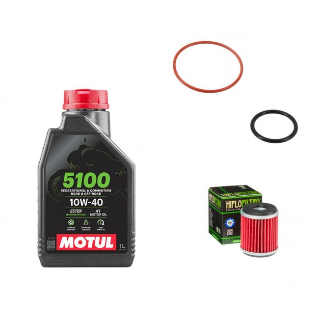 Kit Entretien Vidange Standard HONDA XL 125 V Varadero (2001-2013) - Huile MOTUL 5100 - Neuf