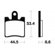 Plaquettes de frein avant Tecnium MF240