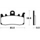 Plaquettes de frein avant Tecnium MF400