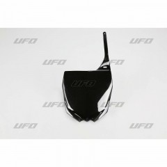 Plaque numéro frontale UFO noir Yamaha