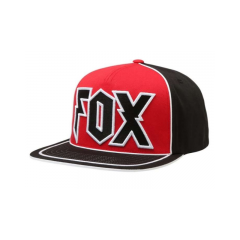 CASQUETTE SNAPBACK FOX NOIR/ROUGE