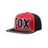 CASQUETTE SNAPBACK FOX NOIR/ROUGE