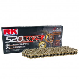 Chaine RK 520 MXZ5 Gold - 112 maillons
