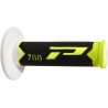 Poignées cross triple densité 788 Noir/ Jaune/ Blanc
