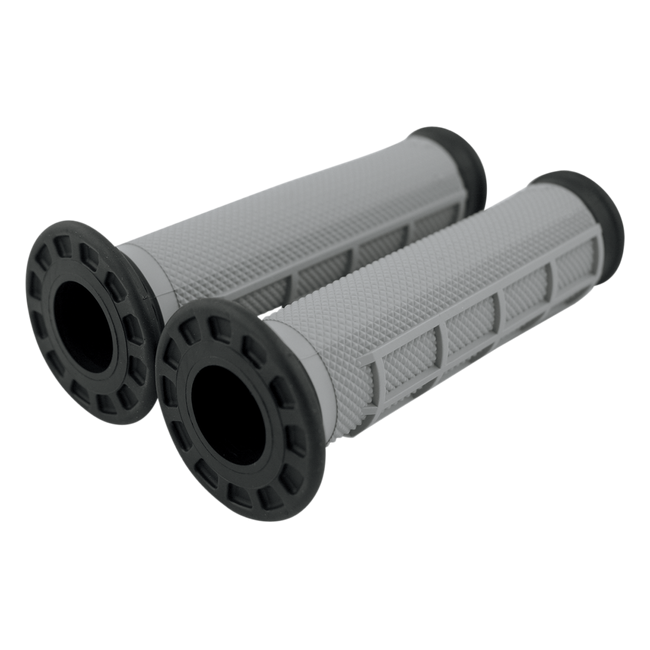Poignées RENTHAL Full Medium Grises Pour Moto MX - Référence G093, Neuves Sous Blister