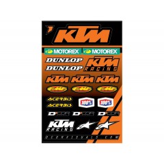 Feuille d'autocollants KTM