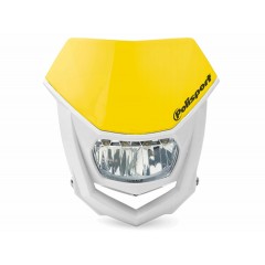 Plaque phare Led halo Polisport jaune