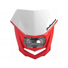 Plaque phare halo Polisport rouge