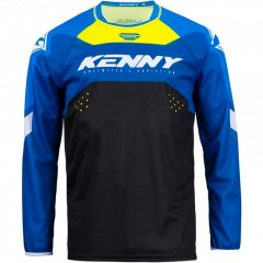 Maillot enfant Kenny 2023 bleu et jaune