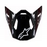 Visière pour casque Supertech M10 Alpinestars Noir brillant