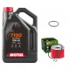 Pack Vidange Kawasaki GTR1000 - Motul 7100