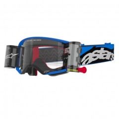 Masque ALPINESTARS SUPERTECH STREAM Bleu Clear Lens R-OFF